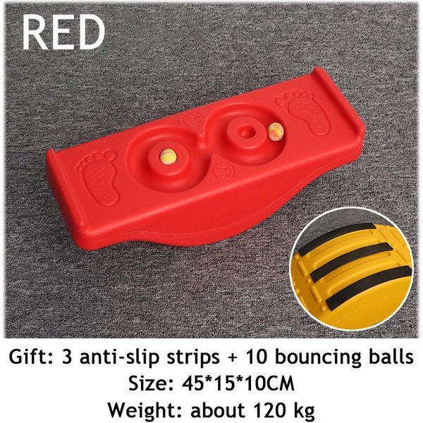 Tabla De Equilibrio Para NiñOs PE Tabla Curva Equipo De Entrenamiento Sensorial Juguete De Tabla De Equilibrio Para NiñOs Red-image
