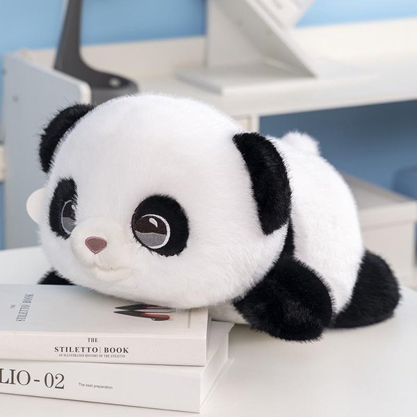 Urocza Pluszowa Zabawka Panda Wielka Przyjazna Dla SkóRy Pluszowa Poduszka Kawaii Wypchane Zwierzę Lalka Zabawka Dla Dzieci Prezent Dla Dziewczynki Pluszowa Panda 50Cm0.85-image