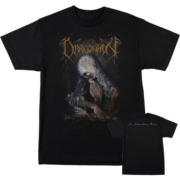 Draconian Sleepwalkers Koszulka ZespołU 100% BawełNa Koszulka Graficzna MęSka Damska Letnia Streetwear Top Oversize Unisex KróTki RęKaw Streetwear BawełNa M Black-image