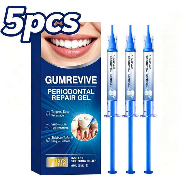 Gel Para El Cuidado De Las EncíAs, Cuidado Profundo Para Las EncíAs, ProteccióN Contra La Placa, Gel PortáTil, Suave Y No Irritante 9Mlx5-image