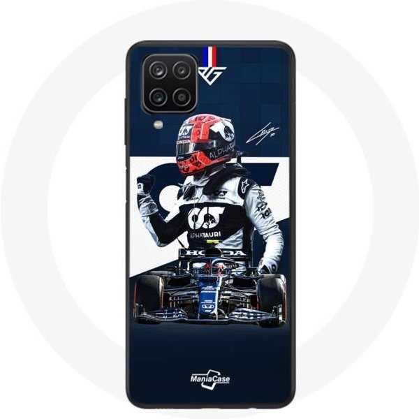 Funda - Samsung - Galaxy A12 - FóRmula 1 - Max Verstappen - Flexible - Azul Azul-image