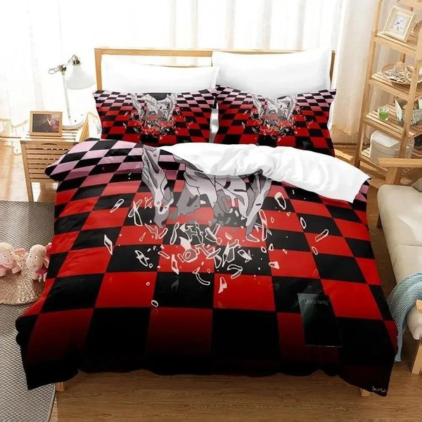 Nueva ColeccióN De Ropa De Cama Death Note Individual Twin Matrimonial Queen King Size ColeccióN De Camas Dormitorio Adulto NiñO Fundas NóRdicas Colecciones Anime 3D Con Ropa De Cama 70X133Cm 2Pcs-image