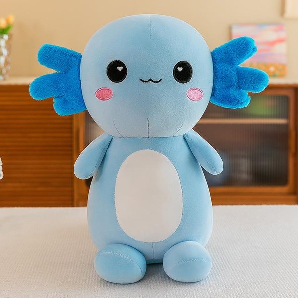 Super MięKka Kawaii Axolotl Pluszowa Zabawka Uroczy KreskóWkowy Salamandra Pluszak Lalka Idealny Prezent Dla Przyjaciół Halloween WystróJ Domu-image