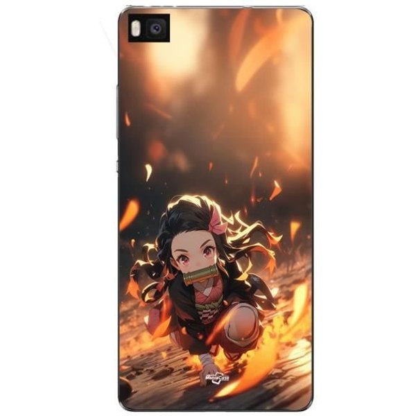 Coque Maniacase Pour Huawei P8 Demon Slayer Nezuko 3D Art Anime Manga-image