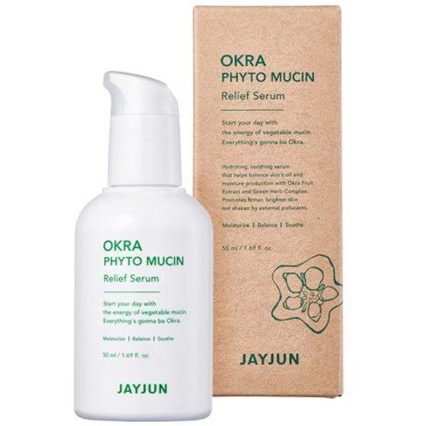 Jayjun Okra Phyto Mucin Relief Serum 50 Ml - SéRum Facial Regenerador-image