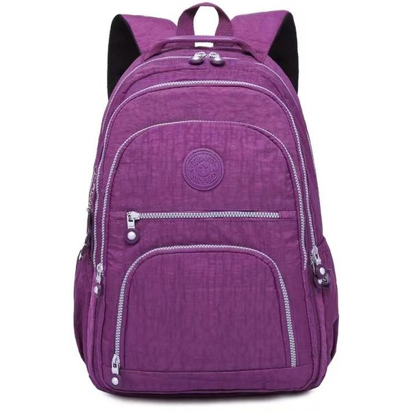 Plecak Damski Plecak Szkolny Dla Nastolatki Plecaki PodróżNe Torba Damska Nylonowy Wodoodporny Plecak Na Laptop 37X27X13Cm 1368 Pink-image