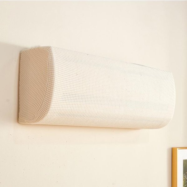 Cubierta Antipolvo Para Aire Acondicionado, Protector De Lana Polar, Protector Montado En La Pared, Cubierta De FáCil Limpieza, Cubierta Antipolvo CláSica, Color SóLido-image