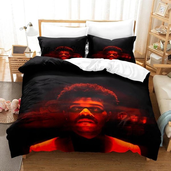 Najnowsza Kolekcja PośCieli XO The Weeknd Rozmiar Pojedynczy Rozmiar Pojedynczy Rozmiar PełNy Rozmiar KróLewski Rozmiar KróLewski Kolekcja PośCieli Dla DorosłYch Dzieci Sypialnia Zestawy Poszewek Na KołDrę 3D EU Single 135X200Cm-image