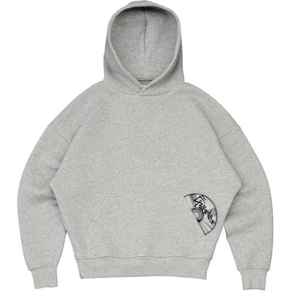 Bluza Z Kapturem I Spodnie Dresowe Z Nadrukiem W Stylu Vintage - Streetwear Z DłUgim RęKawem Small Gray-image