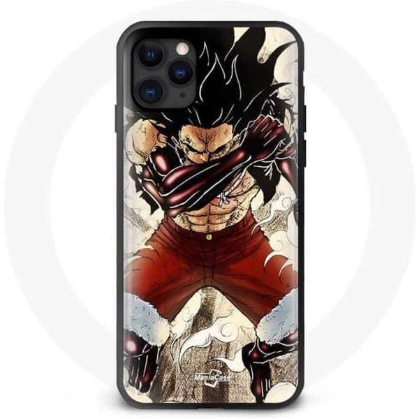 Funda - Maniacase - Iphone 11 - Luffy Gear Anime - Silicona - Flexible Negro-image