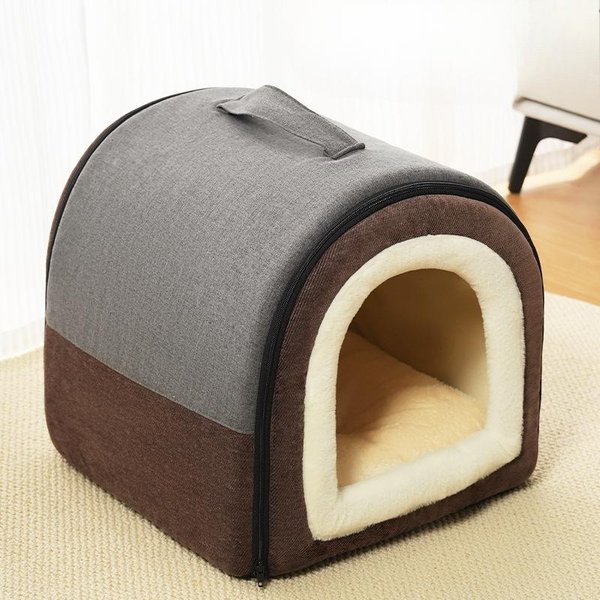 Perrera Para Todas Las Estaciones No Removible Y Lavable Caseta Para Perros Especial Perrera Para Gatos Para Perro PequeñO Grande Caseta Para Perro Teddy Para Todas Las Estaciones L 50*45*40Cm-image