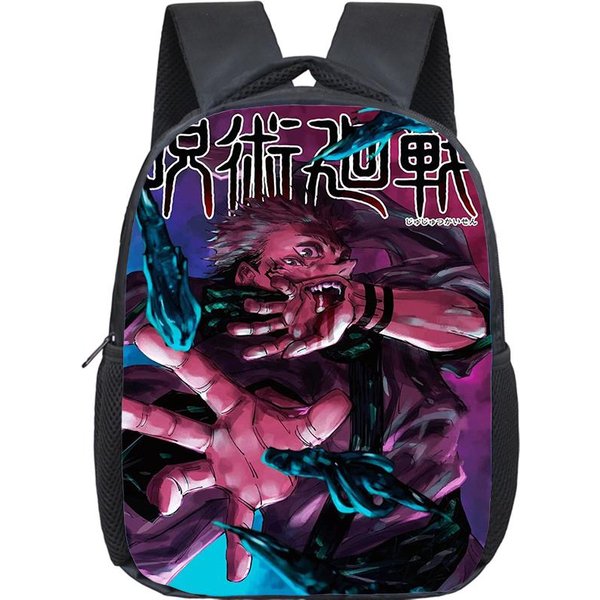 Mochila De Anime J-Jujutsu Kaisen Bolsas Escolares Para NiñOs Manga Gojo Satoru Yuji Itadori Mochila NiñOs NiñAs GuarderíA Bolsa Para Libros-image