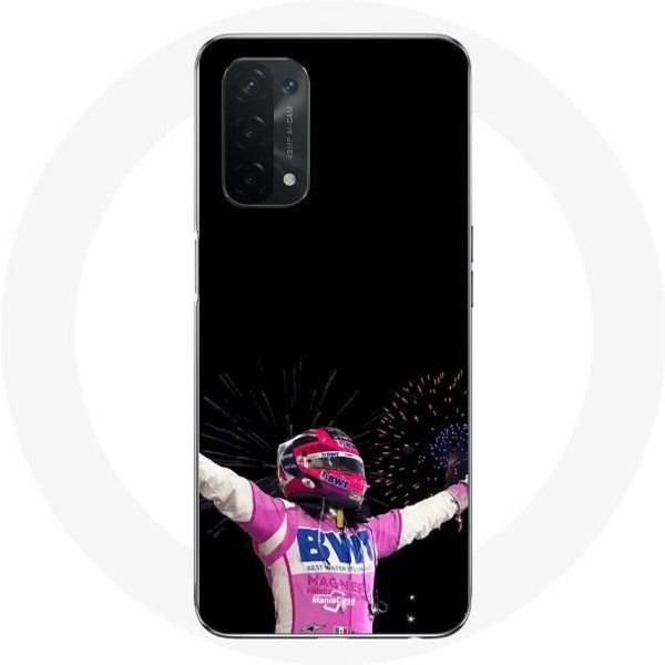 Funda - Maniacase - Oppo A54 5G - FóRmula 1 - Sergio PéRez Mendoza - Flexible Negro-image
