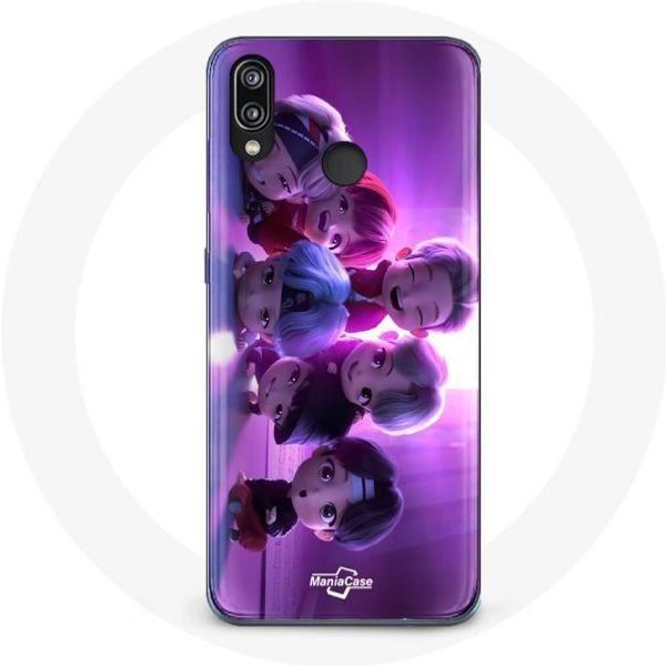 Funda Para Huawei P20 Lite BTS Tinytan AnimacióN PóSter RM Jin Suga J-Hope Jimin V Y Jungkook Mic Drop-image