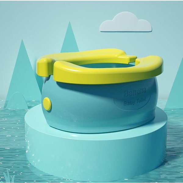 Inodoro Plegable De Viaje Para BebéS, Orinal Para NiñOs, Orinal PortáTil, Asiento De Entrenamiento Para Ir Al BañO Para NiñOs Verde-image