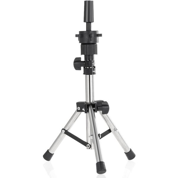 TríPode De PeluqueríA Ajustable, Cabeza Falsa, Cabeza De Entrenamiento Para PeluqueríA, Soporte Falso, Abrazadera De Molde Para Peluca-image