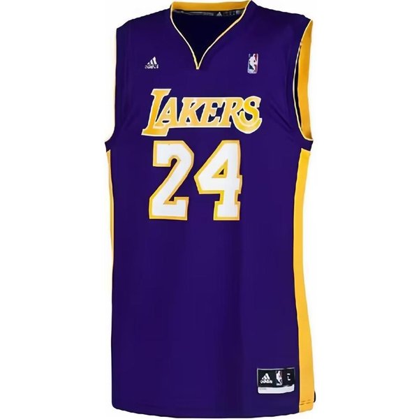 Camiseta De Baloncesto Unisex Sin Mangas Con Estampado De Kobe Lakers 24, ColaboracióN Entre Adidas Y La Nba, Color Morado, AEB836 M-image
