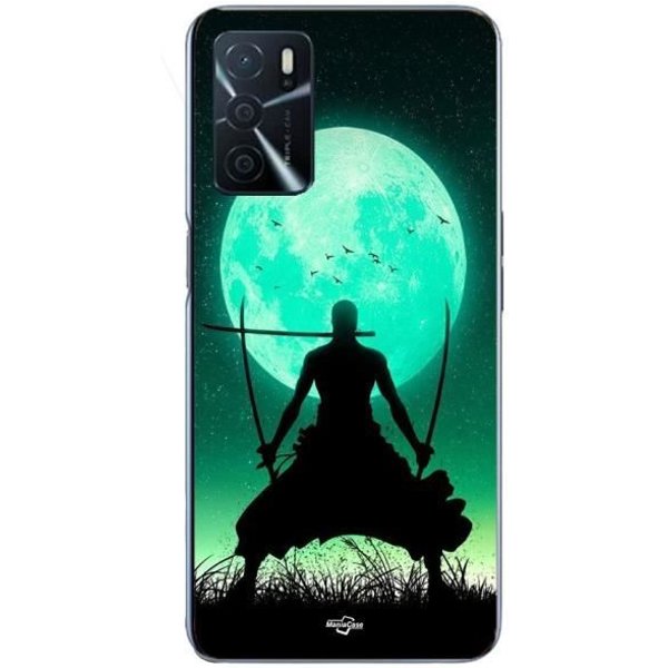 Funda Maniacase Para Oppo A16S Roronoa Zoro Triple Espada Luna Llena-image
