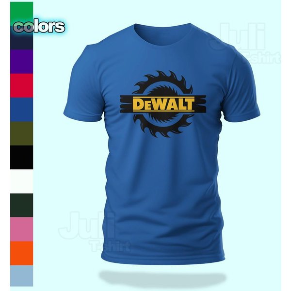 Nowy Zabawny T-Shirt Z Logo ElektronarzęDzi Dewalt Rozmiar S-5XL Usa Unisex Koszulka Graficzna M-image