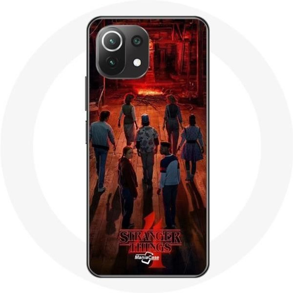 Funda Para Xiaomi Mi 11 Lite Stranger Things PóSter Tripulaciones Fan Art Temporada 4-image