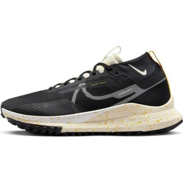 Nike React Pegasus Trail 4 GORE-TEX Negro Vivid Sulphur Hombre Zapatillas Coconut-Milk Blanco DJ7926-005 43-image