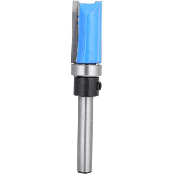 Broca De Fresa VáStago 1/4 Pulg. MáQuina De Tallado Para Fresadora De Madera Corte CarpinteríA 1/4*5/8*20 Amarillo-image