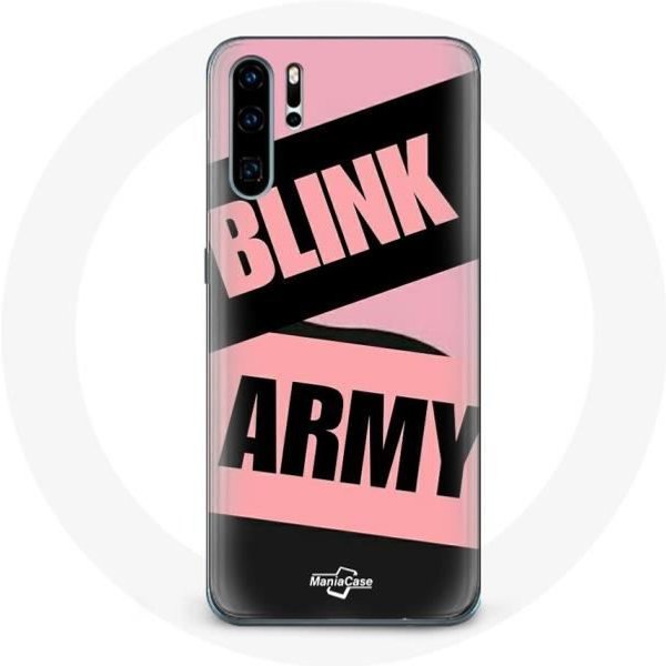 Funda Para Huawei P30 BTS Army Y Blackpink Blink Rosa Negro-image