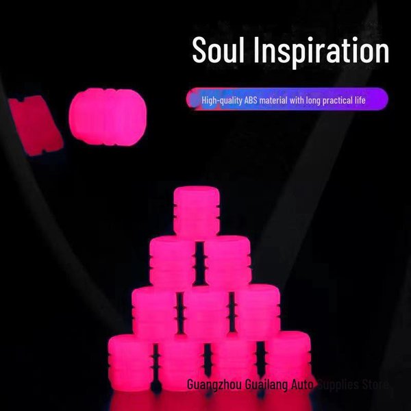Tapas De VáLvulas De NeumáTicos Luminosas Multicolores Para Coches Y Motocicletas-image