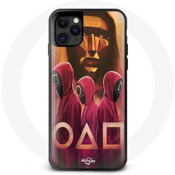 Funda Iphone 13 - Maniacase - Juego Del Calamar - Flexible - Negra - DiseñO Inspirado En La PelíCula-image