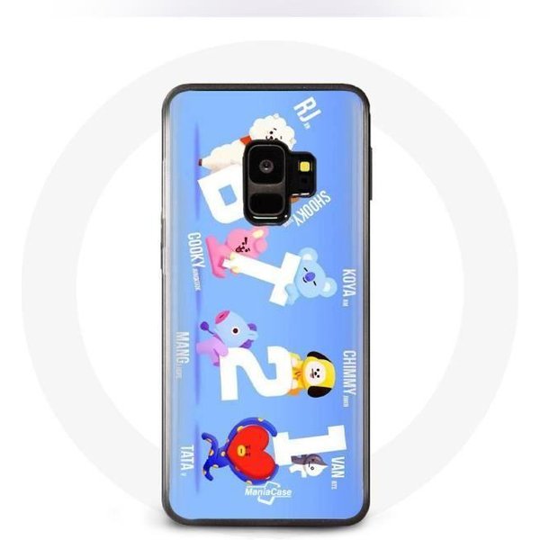 Funda Para Samsung Galaxy S9 BTS Bangtan Sonyeondan BT21 Van Tata Chimmy Cooky Rj Koya Shooky Y Mang-image