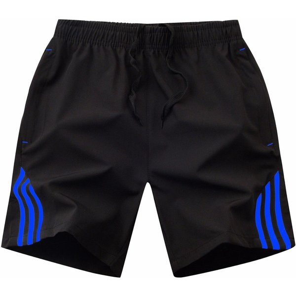 Letnia Wyprzedaż Szorty MęSkie Marka Proste Szorty Sportowe MęSkie DużY Rozmiar Spodnie Odzież MęSka Noszenie Szorty Boardshorts Xxxxxl Black-image