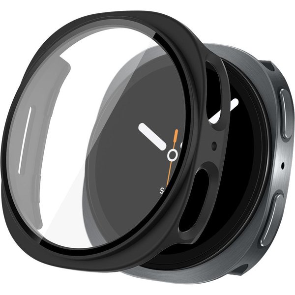 SzkłO Hartowane+Etui PC Dla Samsung Galaxy Watch 8/9 40Mm 44Mm Etui Z OsłOną Ekranu Na CałY Ekran Dla Galaxy Watch 9 Akcesoria Galaxy 8 And 9 40Mm-image