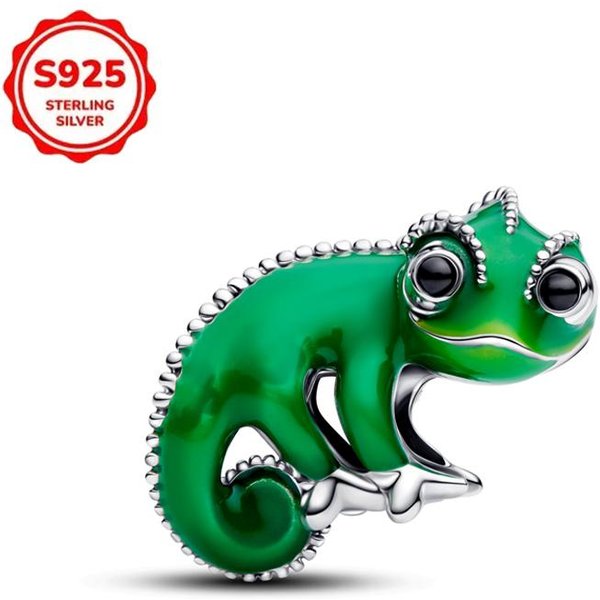 Charms De Plata De Ley 925 De Disney Para Halloween, Stitch, Dumbo, Princesa, Cuentas Para Pulsera De Mujer Original 925, Colgante Para JoyeríA Diy, Regalo Green-image