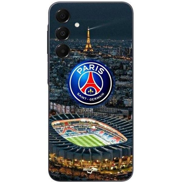 Funda Para Samsung Galaxy A16 Logo Psg Estadio Noche Torre Eiffel Maniacase Negro-image
