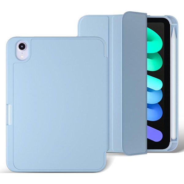 Inteligentne Etui Do Ipad Mini 7 A17 Pro Mini 6 8,3 Uchwyt Na Apple Pencil Pokrowiec łAdująCy Ipad Mini 7. Generacji/6. Generacji A2993/A2995 A2567 Fundas Ipad Mini (A17 Pro) 8.3-image