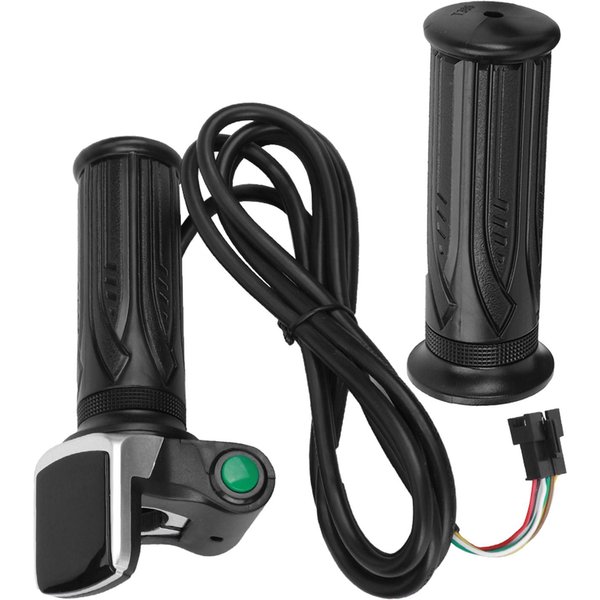 Pantalla LCD De Cantidad EléCtrica Con Interruptor De Control De Velocidad De Bicicleta EléCtrica EmpuñAdura Del Acelerador De 6 NúCleos(48V )-image
