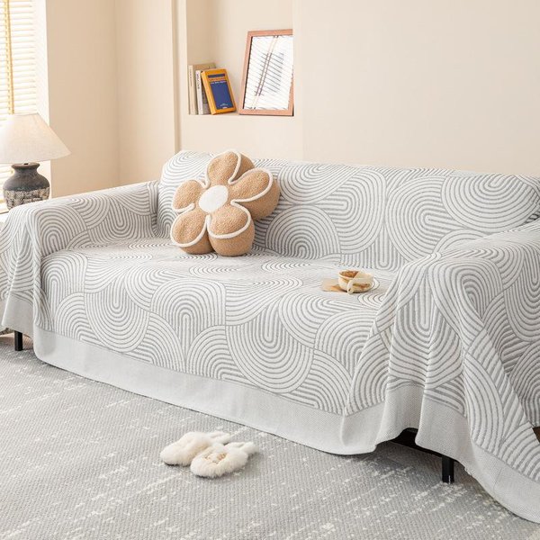Tela Jacquard Para Funda De Sofá Para Todas Las Estaciones, Manta Protectora De Sofá Anti-ArañAzos De Gato, Funda Totalmente Cubriente, CojíN De Sofá Antideslizante 180*130Cm-image