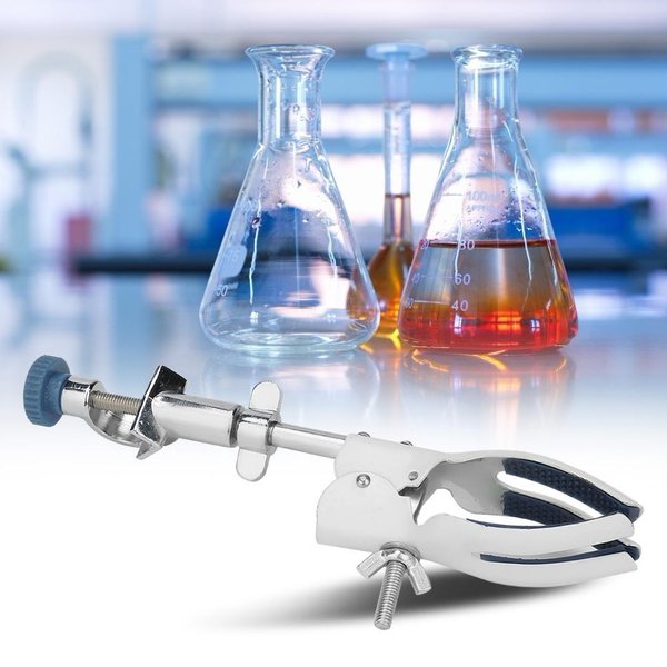 Kleszcze Do ProbóWek Kondensacyjnych Uniwersalny Uchwyt Do Zlewki Metalowy Uchwyt Mocowanie Do EksperymentóW Laboratoryjnych-image
