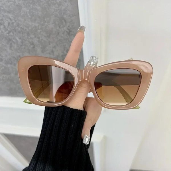 Para Gafas De Sol Cuadradas CláSicas Retro Femeninas Masculino Retro Elegante Minimalista Elegante Femenino Masculino Gafas Calidad Premium CóModas Para Uso Diario Other Brown-image