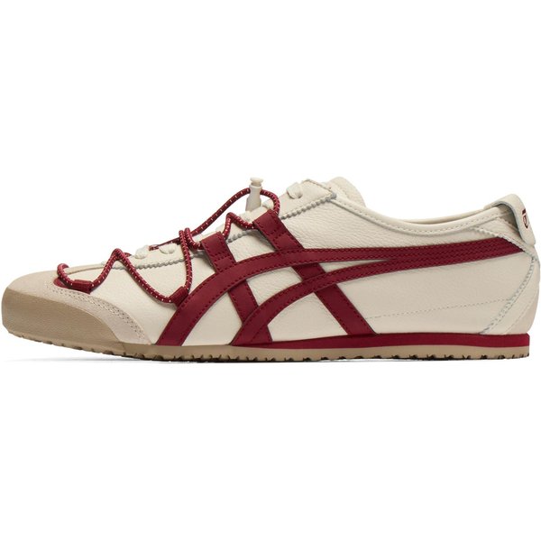 Onitsuka Tiger Mexico 66 Viny Buty Codzienne Unisex BeżOwy/Czerwony 45 Beige-image