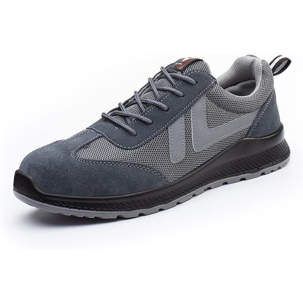 Zapatos De Seguridad Laboral Antigolpes, Antipinchazos, CañA Baja Obra Antideslizantes Y Resistentes Al Desgaste Zapatos Protectores De Seguridad 46-image