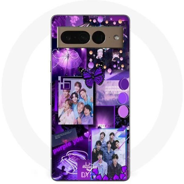 Coque Maniacase Pour Google Pixel 7 Pro Bts Concept Violet PúRpura-image