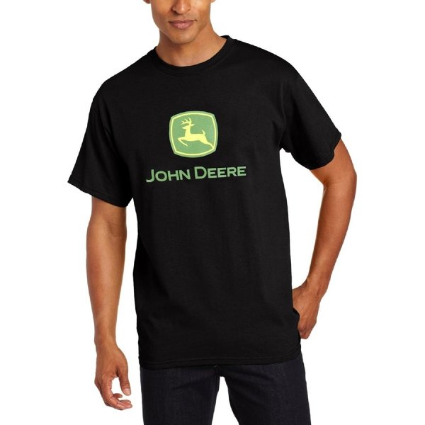 Camiseta Unisex De Manga Corta Con Logo De Marca John Deere M Varios Colores-image