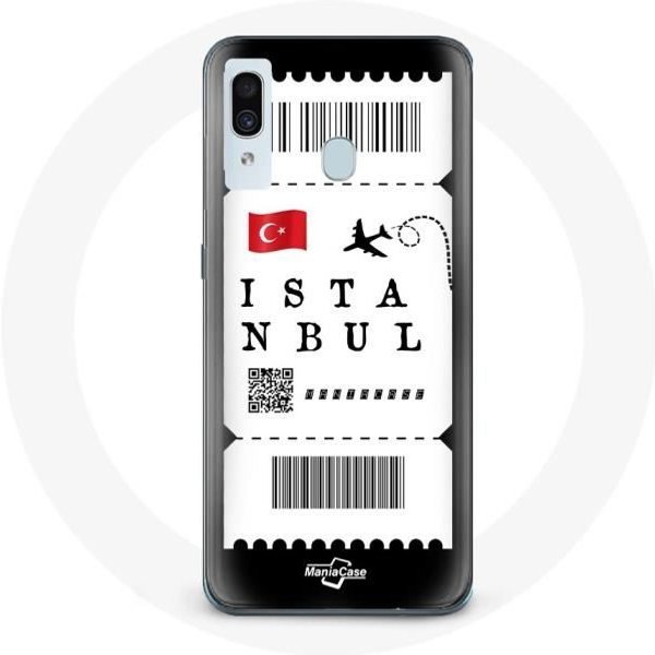Funda Para Samsung Galaxy A40 Billete De AvióN Estambul TurquíA-image