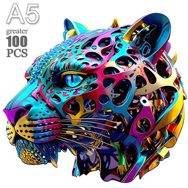 Sowa Zwierzę Puzzle RęKodziełO DIY Trener MóZgu Gra Puzzle Idealna Dla Dzieci DorosłYch Edukacyjna Zabawka Prezent ŚRedniej WielkośCi Poziom TrudnośCi Puzzle Blue-image