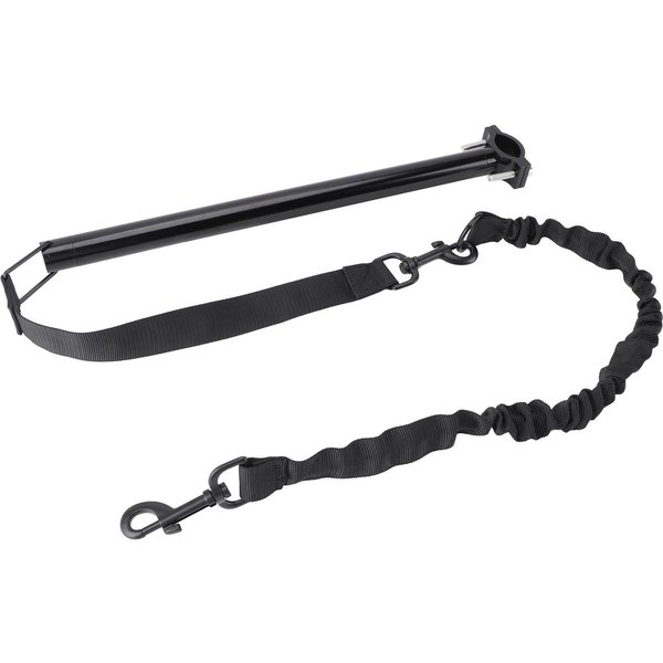Correa Para Perro De Bicicleta FáCil InstalacióN Desmontaje Flexible Seguridad Correa Para Perro De Bicicleta Para Ejercicio Al Aire Libre Correr Viajes Black-image