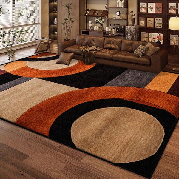 Nowoczesny Luksusowy Dywan Do Salonu MięKki AntypośLizgowy DużY Dywan Do Domu Sypialni Dekoracja Sofy Jasna Mata PodłOgowa 4.5X6.5Ft(140X200Cm)-image
