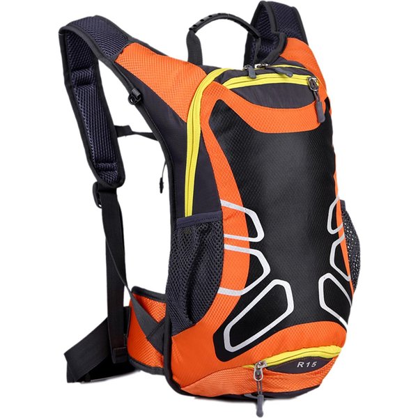 Mochila Impermeable Para Ciclismo De 15 L, Bolsas Para Acampar Al Aire Libre, Mochila Para Senderismo Y Escalada Naranja-image