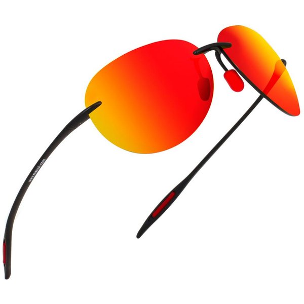 Maxjuli Dla PanóW Okulary PrzeciwsłOneczne Klasyczne UV400 Stylowe Dla KierowcóW Sportowe NiełAmliwe Bez Oprawek Owalne MęSkie Dla Pań ' S Rama TR90 Okulary SłOneczne-image