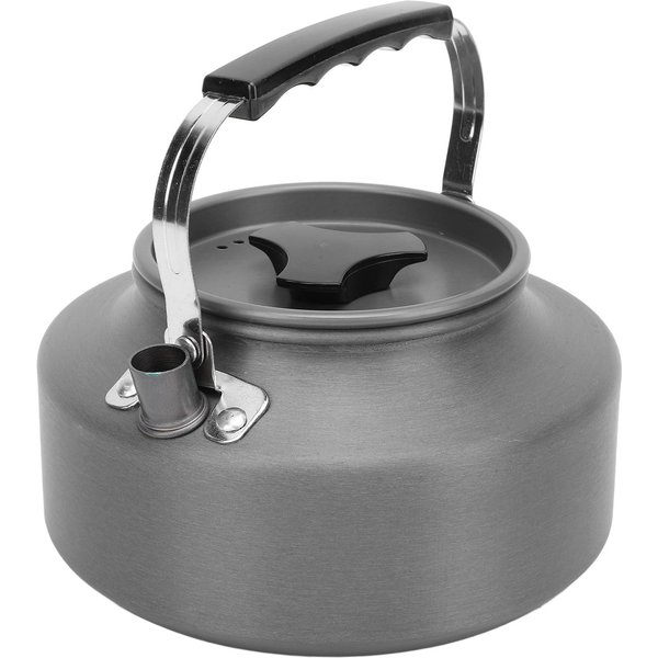 Hervidor De Camping 1.1L Capacidad AleacióN De Aluminio Resistente Al Calor PortáTil Estufa Cafetera Tetera Para L(For 6.5-9Kg)-image